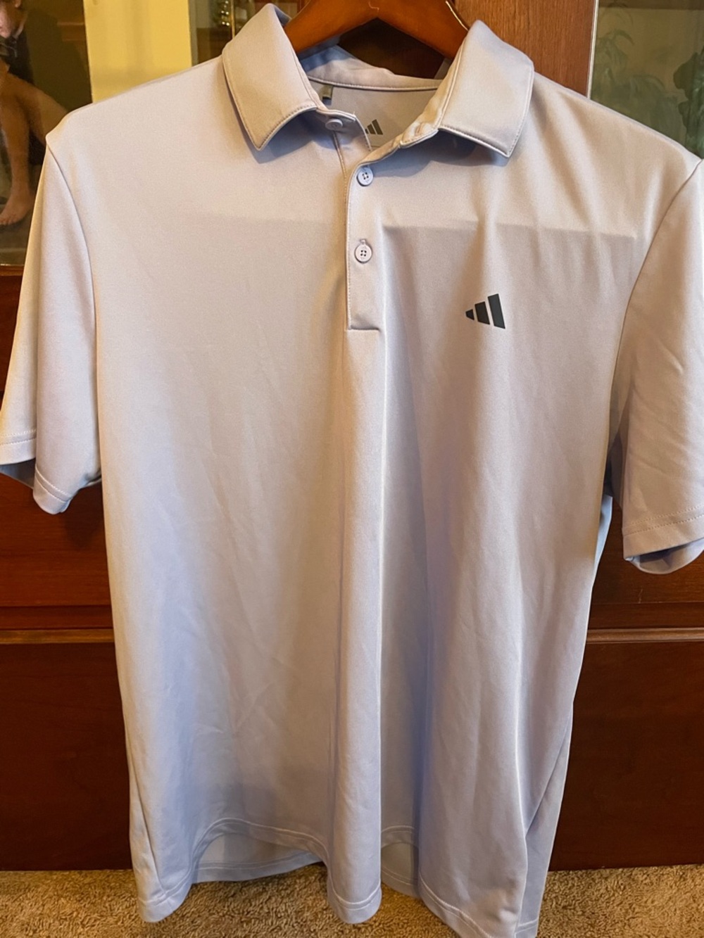 adidas Men’s Light purple Performance Polo Shirt